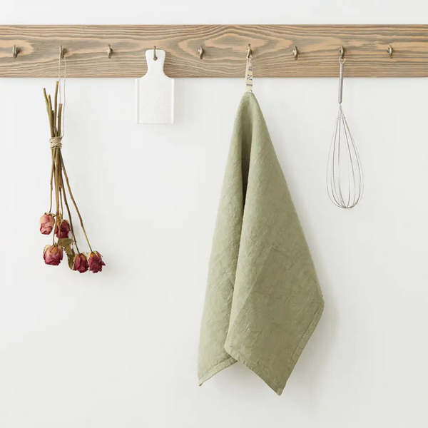 Linen Kitchen Towel Sage