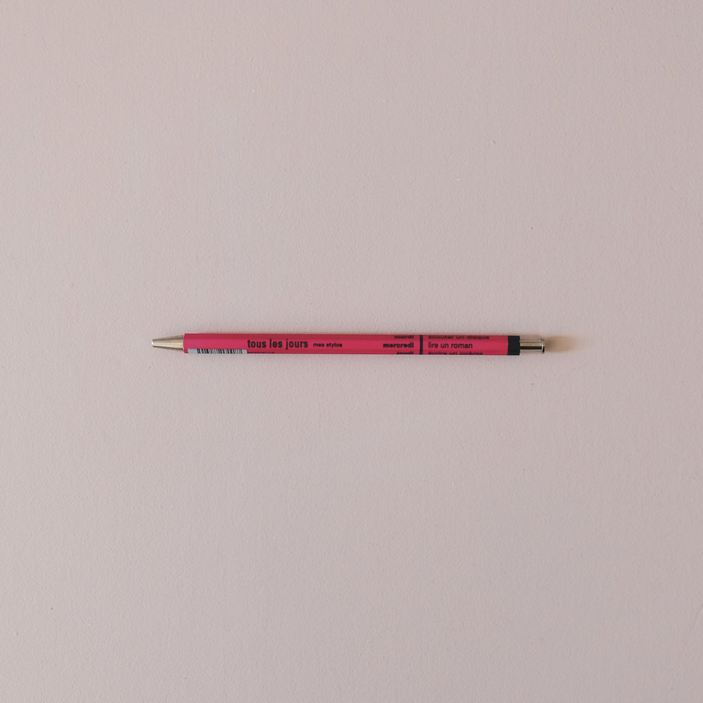 Tous Les Jours Ballpoint Pen Pink