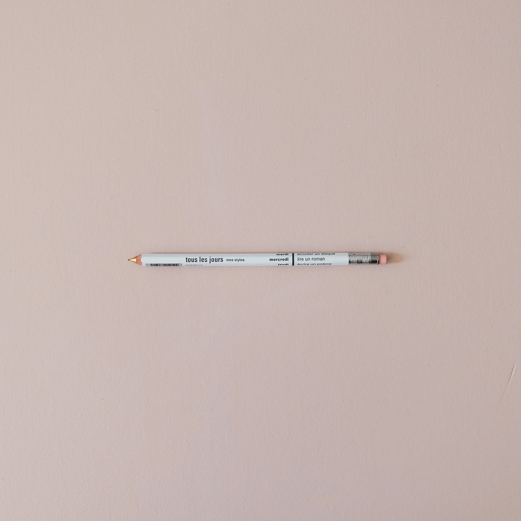 Tous Les Jours Mechanical Pencil White