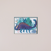 Dinosaur Concertina Note Card