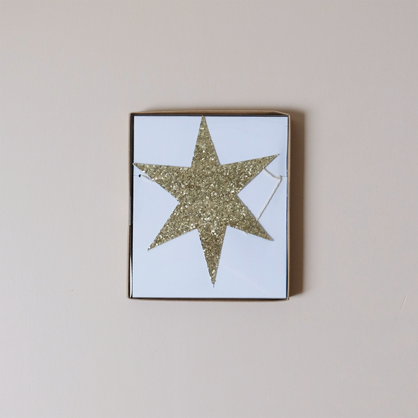 Glitter Star Garland