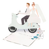 Scooter Couple Note Card