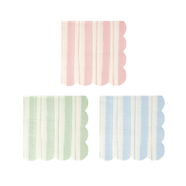 Ticking Stripe Paper Napkin Small