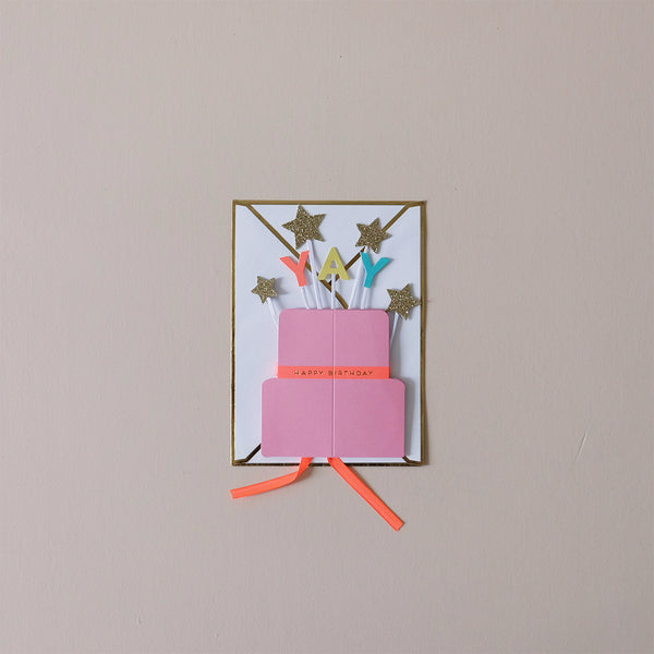 Yay! Cake Note Card
