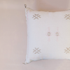 Moroccan Cactus Silk Pillow Cover Ivory