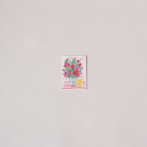 Winter Flowers Petite Card