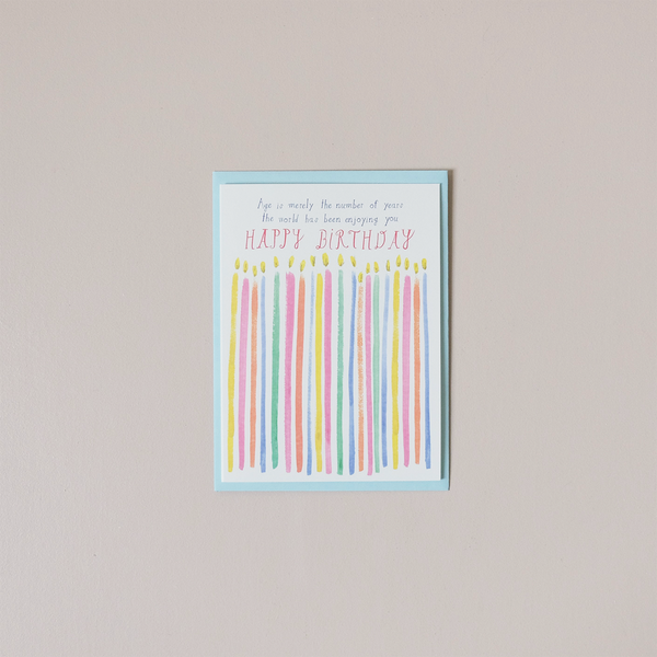 Age is Merely the Number Note Card