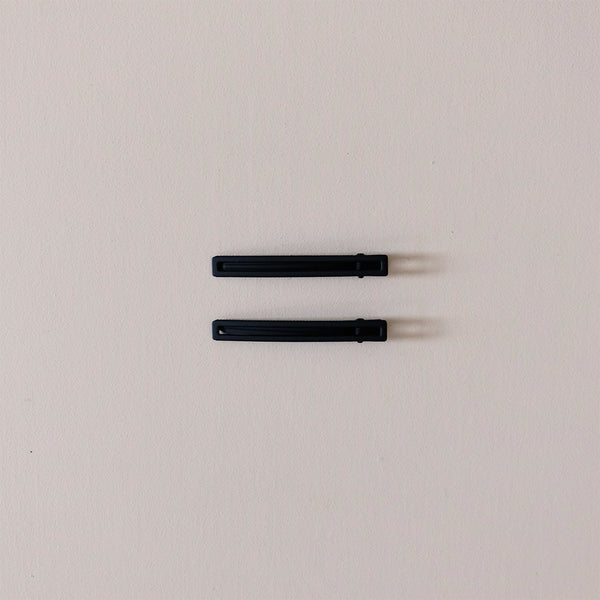 Leia Hair Clip Set, Black