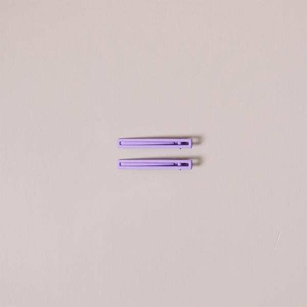 Leia Hair Clip Set, Lilac