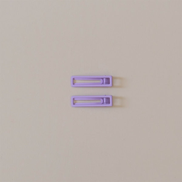 Lu Lu Hair Clip Set, Lilac