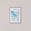 Happy Birthday Octopus Note Card
