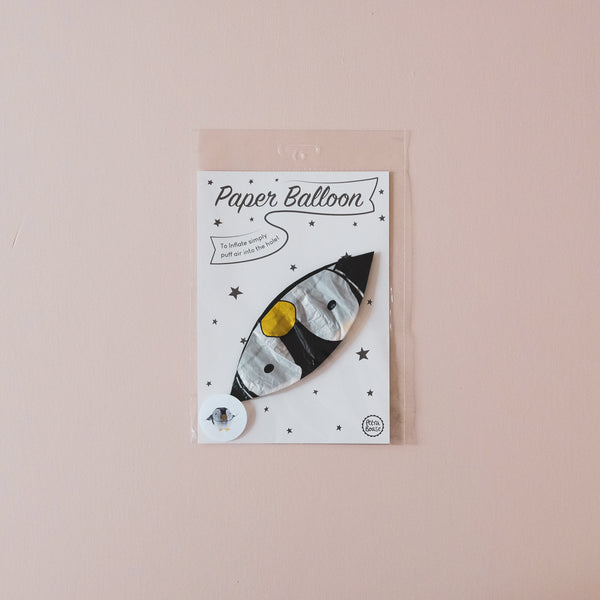 Japanese Paper Balloon Penguin