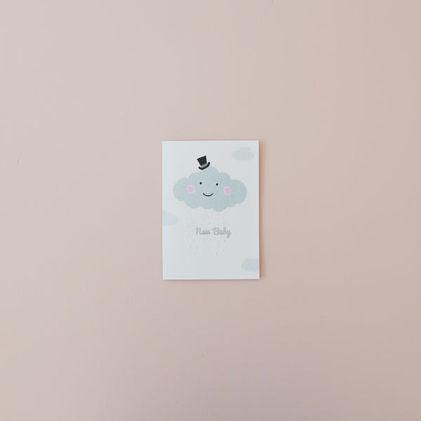 New Baby Cloud Note Card