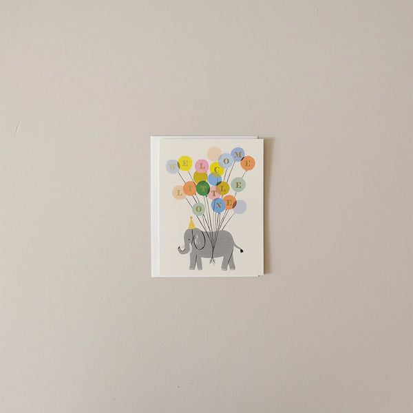Welcome Elephant Note Card