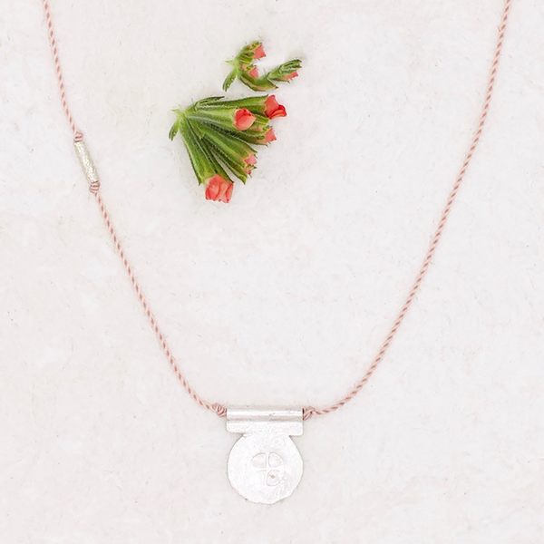Silver Circle Talisman Necklace