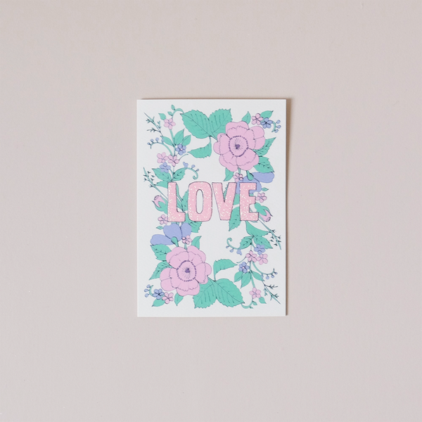 Floral Love Note Card