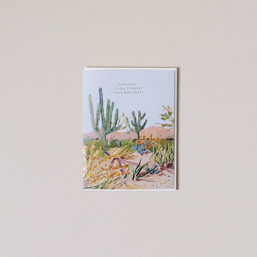 Cactus Birthday Note Card