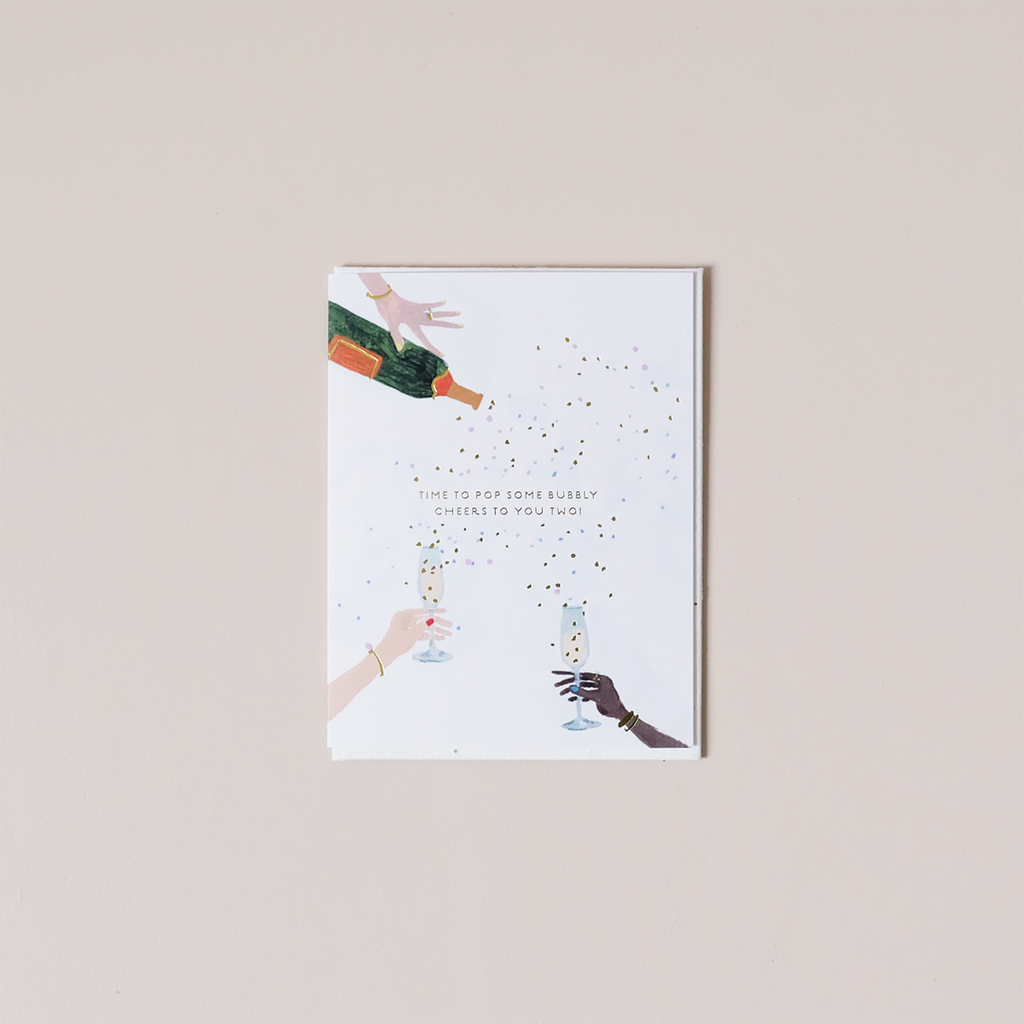 Pop Some Bubbly Note Card