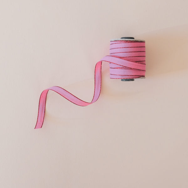 Drittofilo Cotton Ribbon, Fuchsia/Red