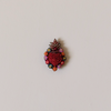 Blossom Heart Embroidered Pin