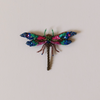 Braid Dragonfly Embroidered Pin