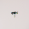 Green Darner Dragonfly Embroidered Pin