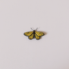 Yellow Coster Butterfly Embroidered Pin